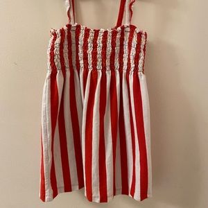 Red and white stripe Hanna Andersson dress